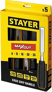 STAYER Max-Cut, 5 предм., набор стамесок (1820-H5)